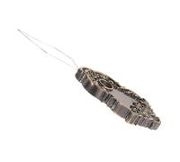 INOOMP Enhebrador de Agujas Metálico Vintage para Coser y Bordar, Herramienta Manual Esencial para Enhebrado Rápido en Proyectos de Punto de Cruz y Costura a Mano, Accesorio Resistente