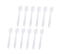 INOOMP Espátulas Cosméticas y Permite Repartir Uniformemente de Plástico Blanco 200 que Evita Desperdicio Diseño Ligero para Crema Facial Adecuado para Uso en Salones de Belleza
