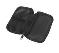 INOOMP Estuche Portátil para Glucómetros y Bolígrafo de Insulina Negro, Organizador para Diabéticos Tela Resistente, Fácil Transporte para Viajes Cortos