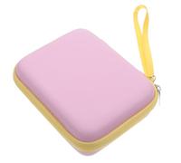INOOMP Estuche Portátil para Púas de Guitarra Color Rosa Sakura, Bolsa de Almacenamiento de PU para Accesorios de Instrumentos, Soporte Compacto para Guardar Púas y Piezas Pequeñas,