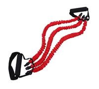 INOOMP Expansor de Pecho Fitness con Banda Elástica Resistente para Brazos Entrenamiento Muscular Portátil para Hombres y Mujeres Mango Antideslizante y Cubierta de Nylon