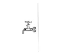 INOOMP Fountain Invisible Flowing Spout Watering Can With Acrylic Tube For Pool And Garden Decoration Effortless Diy Setup And Weather Resistant Design