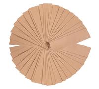 INOOMP Funda de Papel Kraft para Bolígrafos Ventana, Bolsa Protectora Individual para Bolígrafos y Lápices, Tamaño 6.06X1.57 Pulgadas, Uso en Oficina Obsequio, Paquete de 50 Unidades