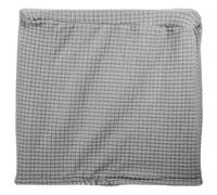 INOOMP Funda para Taburete Cuadrada Elástica Gris de Asiento Reutilizable Funda Extraíble y Lavable para Taburetes de Comedor y Hogar Cubierta Antidesgaste Cuadrado