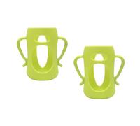 INOOMP Funda Protectora De Silicona Para Botella De Leche 160ml Pequeña Verde, Resistente Al Calor, Anticaídas, Para Uso Doméstico, Portátil y Segura, Pack De 2 Unidades
