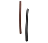 INOOMP Funda Protectora para Cuerdas de Erhu 2 Unidades Silicona Durable Colores Gris Oscuro y Rojo Marrón Accesorio para Instrumento Musical Folclórico Uso en Práctica y Presentación