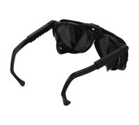 INOOMP Gafas de Seguridad y Marco Reforzado Doble Lente para Soldadura | PP Negro, Borde Sellado y Recubrimiento Reforzado, Visibilidad Clara, Uso Industrial y Metalurgia