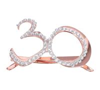 INOOMP Gafas de Utilería Plástico Resistente para de Cumpleaños y Acabado de Elaboración para Fiesta y Fotografía