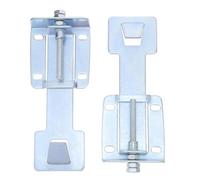 INOOMP Gancho de Elevación para Campana Extractora Ajustable, Soporte Metálico de Zinc Extendido, 2 Unidades Accesorios para Instalación Oculta en Cocina, Adecuado para Renovación