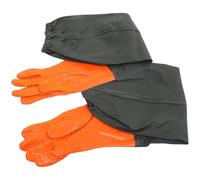 INOOMP Guantes para Pesca Impermeables Largos Forro Elástico Protección de Brazo para Estanques Acuarios y Jardinería Uso Exterior