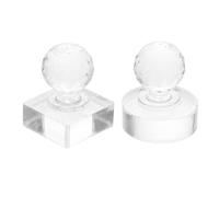 INOOMP Herramienta de Prensado de Polvo para Sombra de Ojos y Maquillaje, Kit 2 Piezas Moldes Cuadrados 9 Celdas y Redondos 27 Mm, Prensa de Sombras, Rubor, Cejas E Iluminador para
