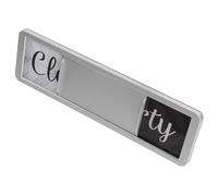 INOOMP Imán para Lavavajillas Limpio y Sucio Diseño Deslizante Moderno Material Acrílico y Abs Resistente Señal Magnética Práctica para Encimera de Acero Inoxidable Accesorio Funcional