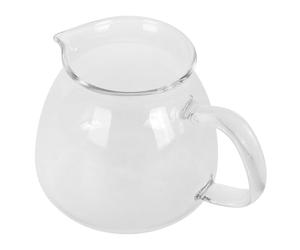 INOOMP Jarra Pequeña de Vidrio Transparente para Café y Té Tetera Manual para Servir Bebidas Diseño Elegante y Alta Claridad Capacidad para Uso en Casa