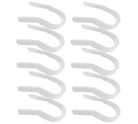 INOOMP Juego de 10 Pinzas Plásticas para Levantar y Moldear la Nariz, Corrector del Puente Nasal en Forma de U, Dispositivo para Nasal, Accesorio para Cuidado Facial Diario