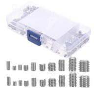 INOOMP Juego Surtido de Tornillos Prisioneros de Acero Inoxidable 304, Kit de Fijación Resistencia a Alto Torque y Aumento de Capacidad de Carga para Reparación