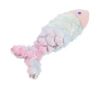 INOOMP Juguete Interactivo De Peluche para Gatos Koi Realista para Dentición Juguete Masticable Duradero