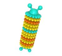 INOOMP Juguete Masticable para Perros De Forma De Oruga Juguete De Limpieza para Mascotas para Molar y Jugar