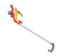 INOOMP Juguete para Empujar y Tirar para Ñiño, Carrito de Aprendizaje Pequeño y Largo, Diseño Hélice de Langosta, Soporte Estable, Adecuado para Interiores y Exteriores, Color Aleatorio