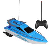 INOOMP Juguetes De Control Remoto Lancha Rápida Portátil De Juguete Barco De Baño para Lancha Rápida Sin Batería Azul para Piscina y Baño