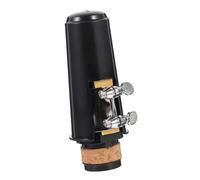 INOOMP Kit de Boquillero para Clarinete Negro Ligadura y Tapa, Accesorio Portátil y Versátil para Instrumentos de Viento y Madera