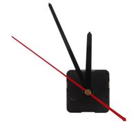 INOOMP Kit de Mecanismo Reloj de Pared con Péndulo, Diseño Fácil de Usar en Plástico Rojo para Reparación y Bricolaje en Hogar u Oficina