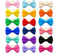 INOOMP Lazos para Perros Grandes y Cachorros 50 Unidades Accesorios Cabello Pajarita Colores Surtidos para Fiestas de Mascotas Color Aleatorio