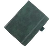 INOOMP Libreta de Direcciones A6 Verde, Organizador de Direcciones Portátil Índice, Cubierta de Imitación Piel, Libro de Teléfono Compacto para Oficina y Uso Personal