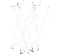 INOOMP Línea Cortadora de Queso de Acero Inoxidable Plata para Jamón y Jabón 15 Piezas, Corte Preciso y Antiadherente Adecuado para Loncheras y Sándwiches