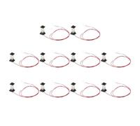 INOOMP Luces LED Pequeñas Individuales para Micro Paisaje, 10 Piezas, Lámparas de Plástico Ligeras y Eficientes para Decoración de Jardines en Miniatura