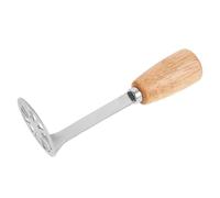 INOOMP Machacador de Patatas Mango de Madera y Acero Inoxidable, Cómodo Agarre y Trituración sin Esfuerzo para Verduras en Preparación de Alimentos Portátil