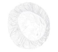 INOOMP Mantel Redondo Transparente Ajustable de Pvc 48 Pulgadas con Cubierta Elástica, Funda Protectora para Mesa de Patio Exterior, Resistente a Polvo y Aceite para Picnic y Eventos