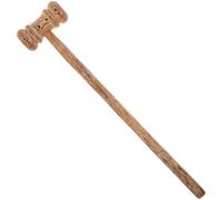 INOOMP Martillo de Corte de Madera Wenge Compacto y Portátil Bloque de Sonido para Juez y Subasta en Proyectos Escolares