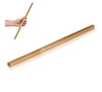 INOOMP Masajeador de Espalda Manual de Bambú Natural Palo de Masaje Corporal Único Ligero y Portátil para Aliviar la Fatiga y Relajar Músculos en Casa Herramienta de Masaje para