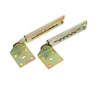 INOOMP Mecanismo de Cama de Masaje Ajustable Bisagra de Ángulo Ajustable, Barra Telescópica de 5 Posiciones, 2 Piezas para Mesas de SPA y Camas de Belleza, Herrajes Resistentes