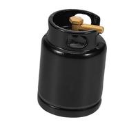 INOOMP Modelo De Accesorios De Cocina Miniatura Escena Casa De Muñecas Real Cocinando Decoración Diminuto Modelo De Cilindro De Gas De Cocina Black Aleación