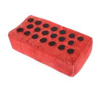 INOOMP Muñeca Almohada de ladrillo de emulación Juguete de Peluche de ladrillo Realista Almohada de ladrillo de Felpa Almohada de ladrillo de simulación Almohada cómoda algodón Rojo