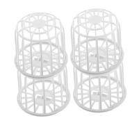 INOOMP Nido De Pájaro De Plástico para Canarios y Pinzones, Cesta De Anidación Kit 4 Piezas, Diseño para Jaulas Pequeñas, Accesorio para Cría Jaula, Suministros para Pájaros Pequeños