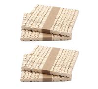 INOOMP Palitos de Madera para Manualidades Infantiles, 4 Bolsas Beige, Material Ecológico y Seguro para Manualidades en Fiestas y Scouts