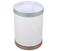 INOOMP Pantalla Diseño Pequeño y Fresco de Lámpara para Lámpara de Mesa de Tela Beige Instalación Sencilla y Soporte E27 para Decoración Moderna de Escritorio