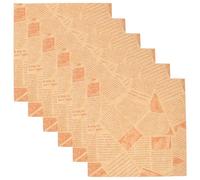 INOOMP Papel para Envolver Alimentos Antigrasa 25x25 Cm, 100 Hojas Resistentes al Aceite Diseño Retro de Periódico, Adecuado para Hamburguesas, Papas Fritas y Bocadillos Estilo Aleatorio