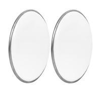 INOOMP Parches de Batería 6 Pulgadas 2 Unidades Superficie Clara para Batería de Jazz, Almohadilla de Práctica Multiusos, Suministros para Tambores y Reparación de Percusión