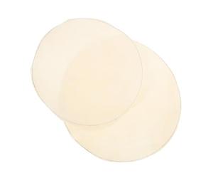 INOOMP Parches de Piel de Cabra Beige 2 Piezas Resistentes Sonido Auténtico y Durabilidad Especial para Tambores Africanos y Hand Drums