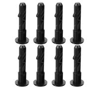 INOOMP Pasadores de Pestillo para Cubo de Basura Ruedas 120l, 8 Piezas de Plástico Flexibles para Bisagras de Tapa, Resistentes para Uso Exterior y Jardín, Accesorios para Botes de