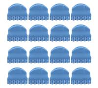 INOOMP Pinzas Cabello Antideslizantes de Plástico Azul Pinclas de Estilista Cabello 30 Piezas para Salón para Peluquería y Tintes, Profesionales y Estilistas