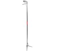 INOOMP Pinzas Práctico de Acero Atrapar para Inoxidable en Serpientes Diseño Plegable y Color Plata Manejo Seguro para Uso Jardines de Reptiles