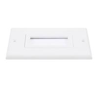 INOOMP Placa de Pared Cepillo para Cables Blancos de Abs Organizador y Protector para Cables en Instalaciones Domésticas