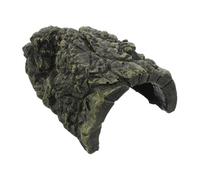 INOOMP Plataforma Rocosa para Tomar el Sol para Reptiles Acuáticos, Cueva Refugio de Resina Resistente, Tamaño Grande, Decoración para Hábitat de Tortugas y Anfibios, Compatible Tanques de Agua