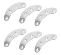 INOOMP Protector de talón y reparación de tacones, 3 pares de placas metálicas de hierro, para suelas de calzado, ideal para uso en montañas y actividades al aire libre