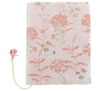 INOOMP Protector Decorativo de Libros de Tela Lavable en Color Rosa Resistencia a Rasguños, Adecuado para Libros de Texto y Lectura en Escuelas