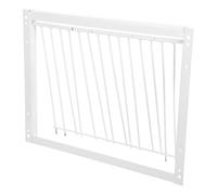 INOOMP Puerta Metálica para Palomas Mensajeras 30 Cm, Puerta de Jaula Engrosada Marco Flexible para Paso Seguro, Suministros para Jaulas y Cuidado de Aves de Corral